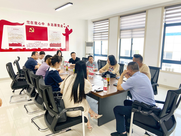 市委組織部領(lǐng)導蒞臨我司實(shí)地調研企業(yè)黨建工作建設